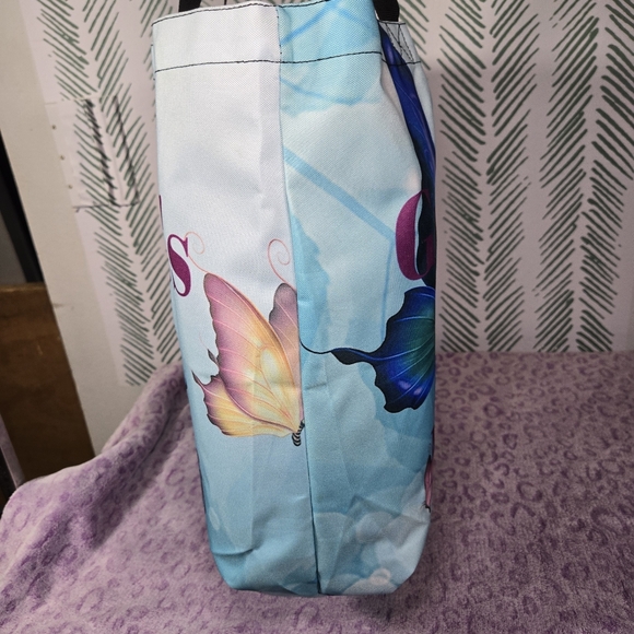 Grandma's Magic Bag - Blue Butterfly Tote - Picture 4 of 10